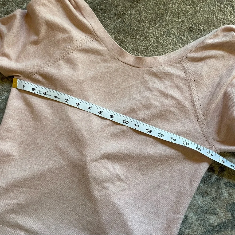 Victoria’s Secret Baby Pink Open Back 3/4 Sleeve Balletcore Sweater Small